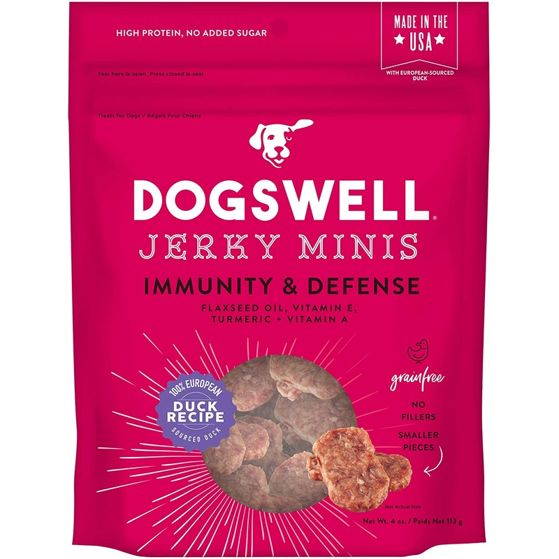 Dogswell Immunity & Defense Duck Mini Jerky Dog Treats