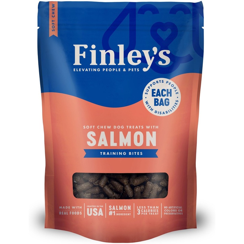Finley's Barkery Salmon Recipe Training Bites Dog Treats