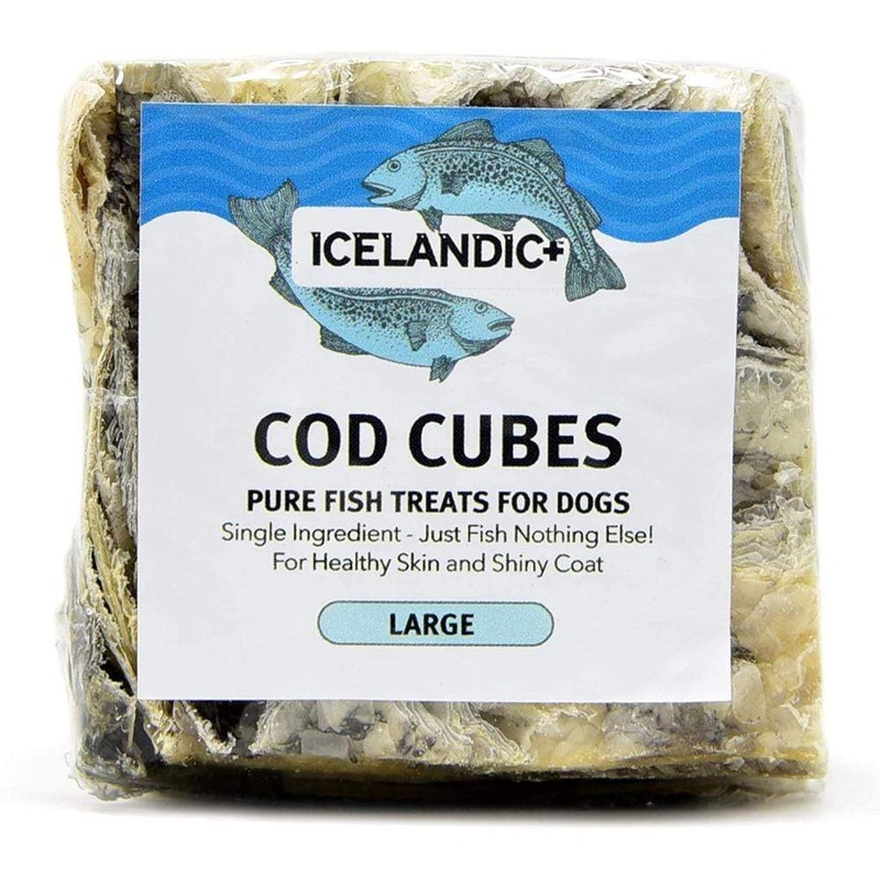 Icelandic+ Cod Skin Large Cube Dog Treat