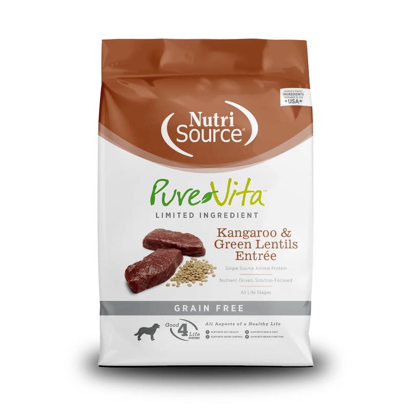 PureVita Grain Free Kangaroo & Green Lentils Entree for Dogs