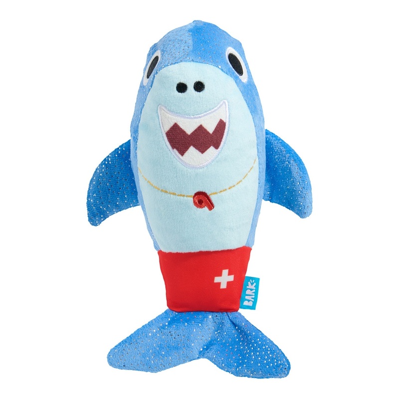 BARK Pool Shark Shane Plush Dog Toy