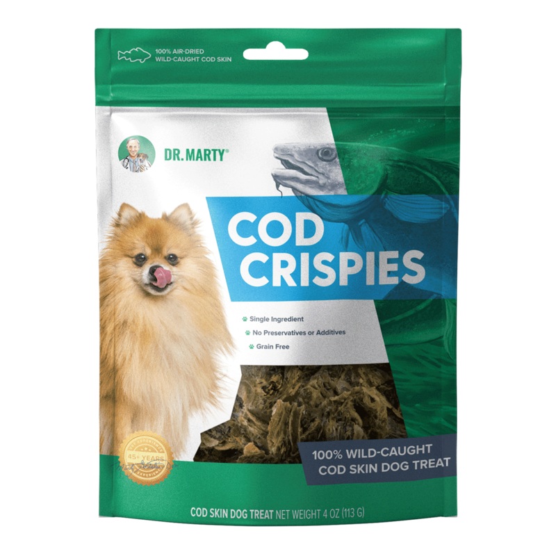 DR. MARTY Cod Crispies Air Dried Dog Treats