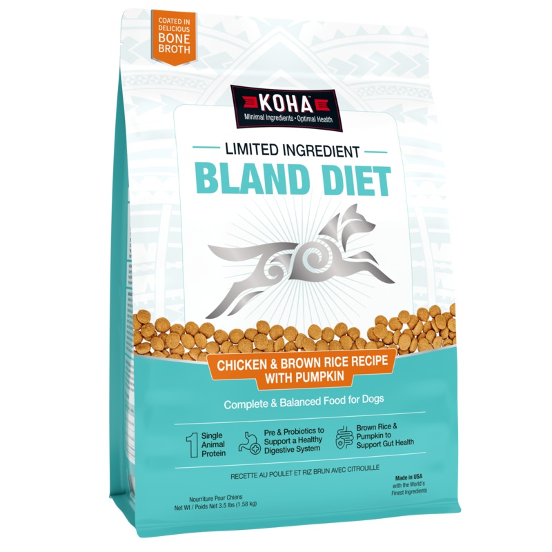 KOHA Limited Ingredient Bland Diet Chicken & Brown Rice Recipe with Pumpkin Dry Dog Food