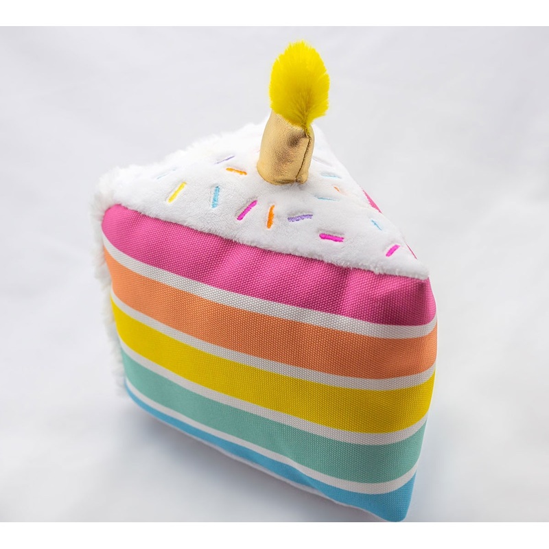 ThoozyPet Birthday Layer Cake Plush Dog Toy