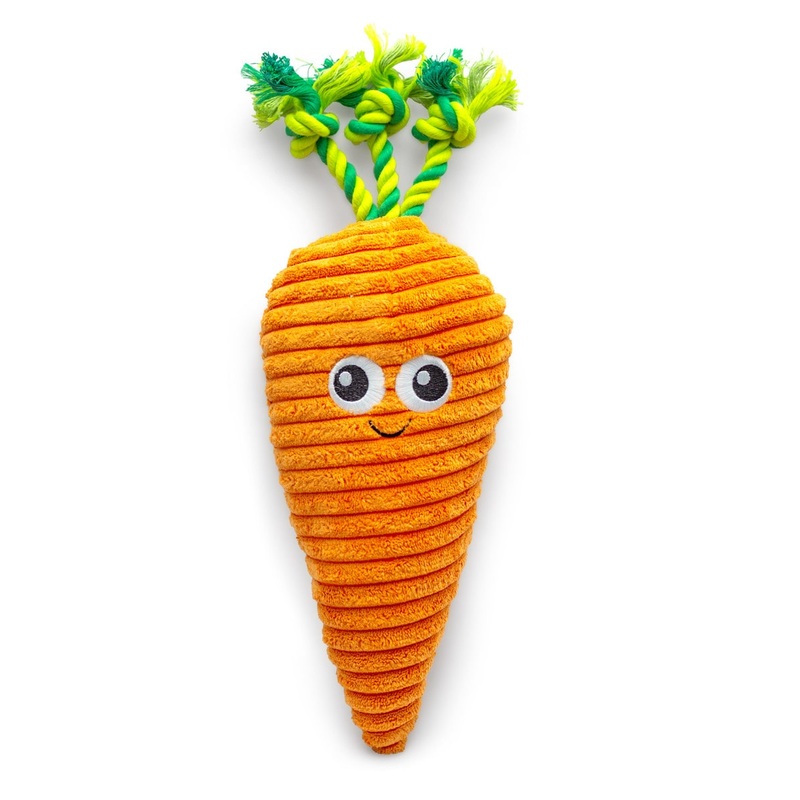 ThoozyPet Carrot Plush Dog Toy