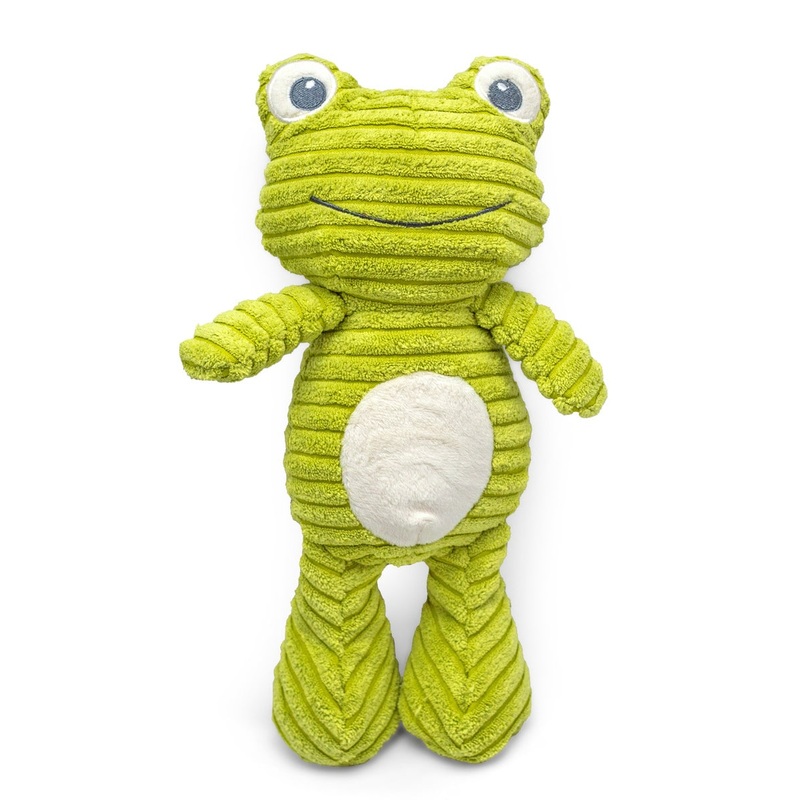 ThoozyPet Tuff & Cuddly Frog Plush Dog Toy