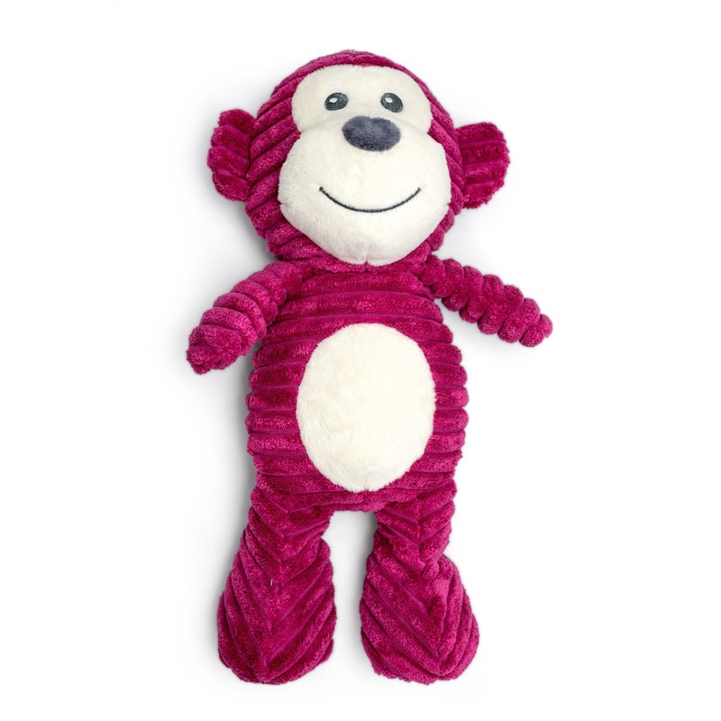 ThoozyPet Tuff & Cuddly Monkey Plush Dog Toy