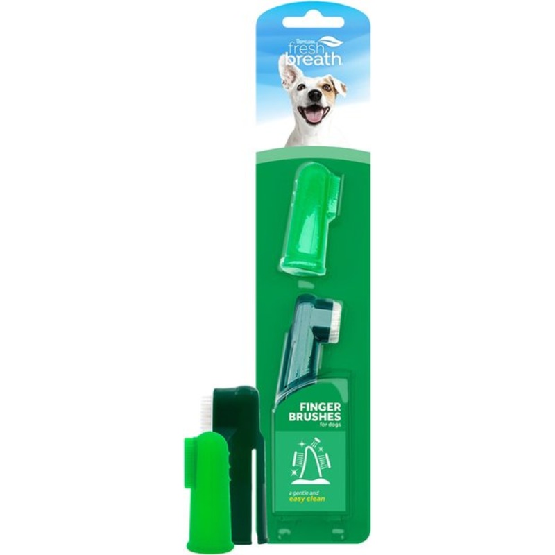 TropiClean Fresh Breath Finger Brush Dog Toothbrushes