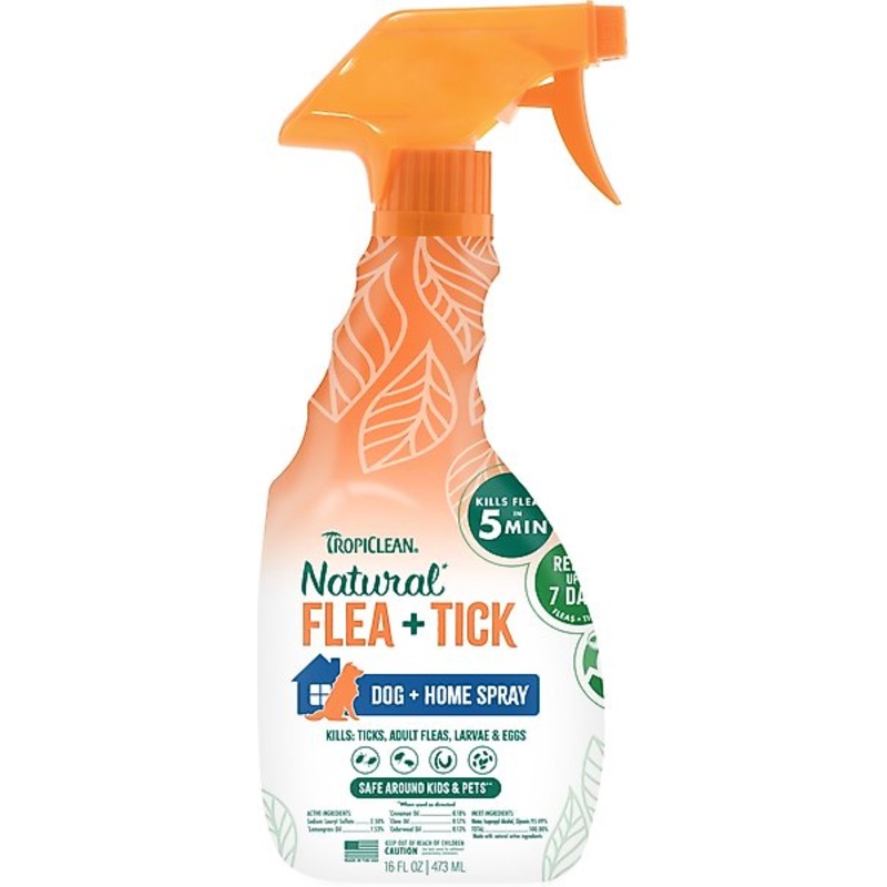 TropiClean Natural Flea & Tick Dog + Home Spray