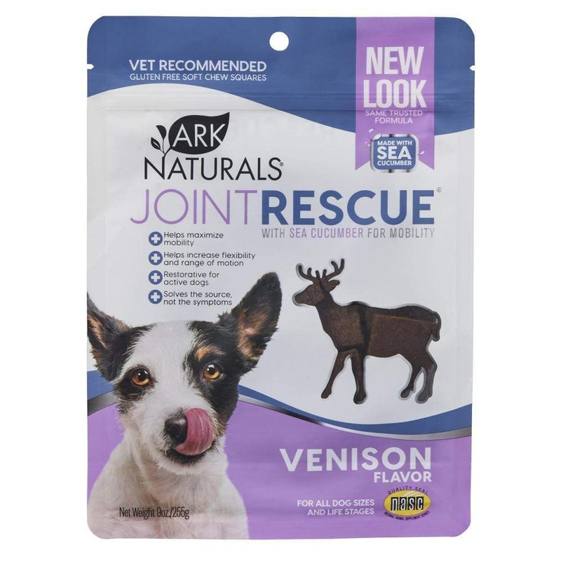 Ark Naturals Sea Mobility Joint Rescue Venison Recipe Jerky Treats