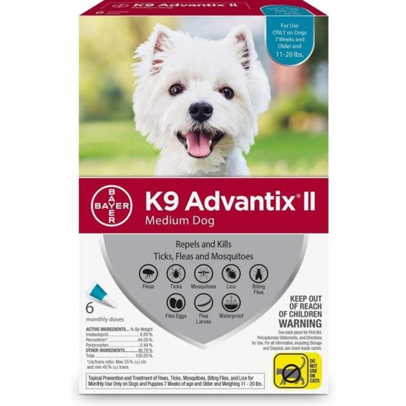 Bayer K9 Advantix II Medium Dog