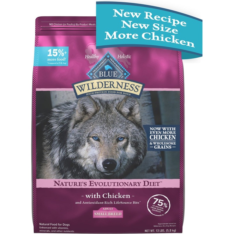 Blue Buffalo Wilderness Wholesome Grains Small Breed Chicken Recipe Adult Dry Dog Food