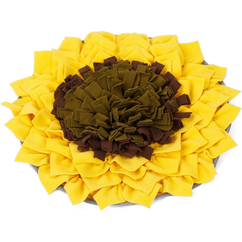 Injoya Sunflower Snuffle Mat for Dogs & Cats