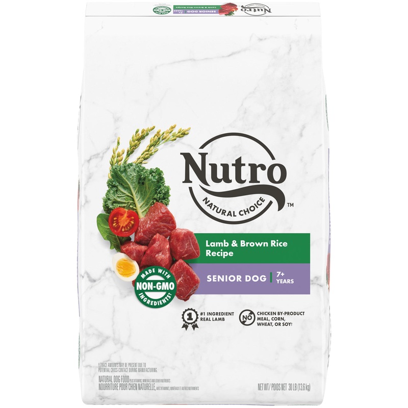 Nutro Senior Pasture-Fed Lamb & Rice Recipe for Dogs