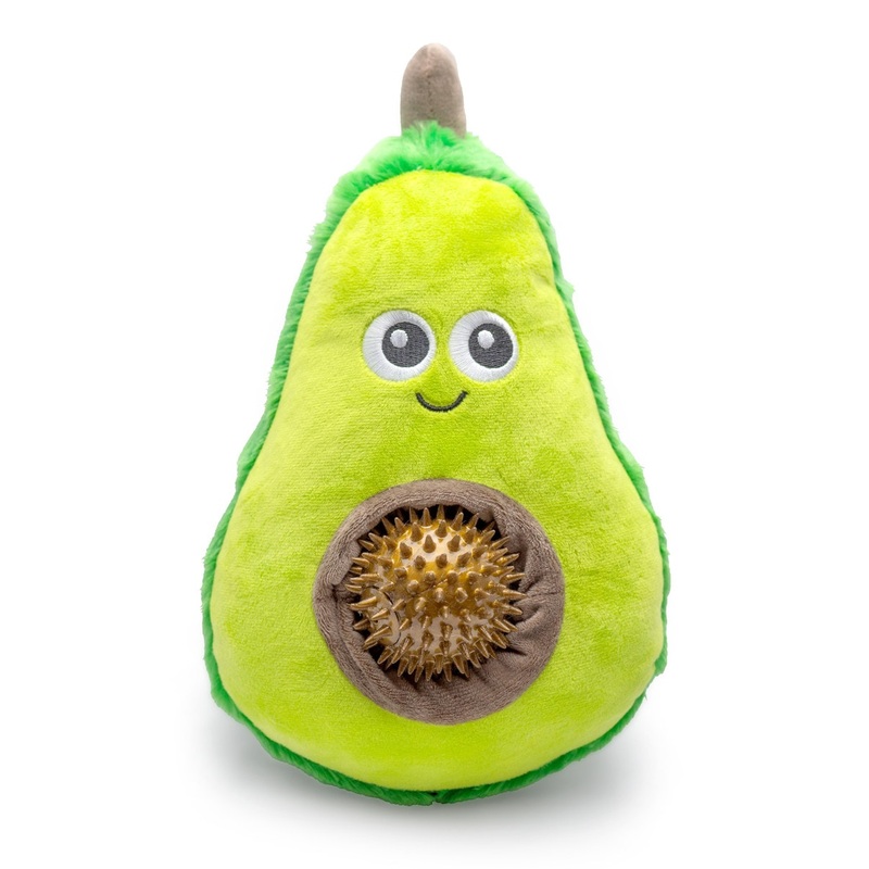 ThoozyPet Avocado 2-in-1 Plush Dog Toy