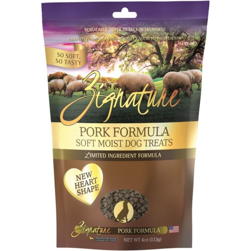 Zignature Pork Flavored Soft Dog Treats
