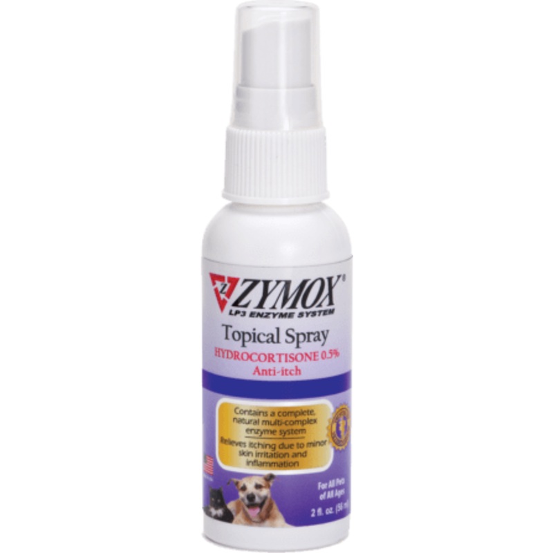 Zymox Topical Spray With 0.5% Hydrocortisone for Dogs