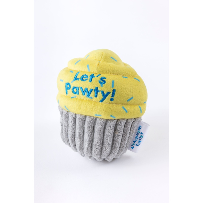 Attachment Theory Plush Let's Pawty! Cupcake Toy for Dogs