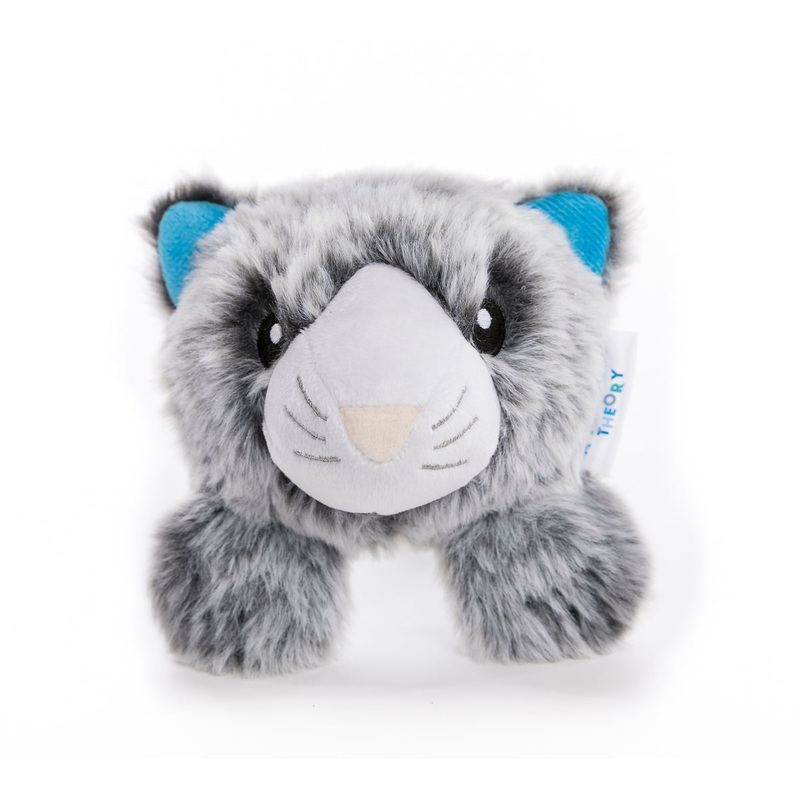 Attachment Theory Plush Squeaky Cat Ball for Dogs