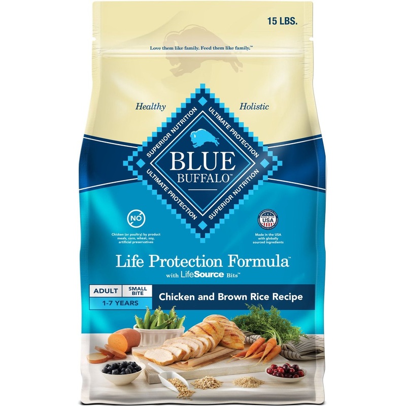 Blue Buffalo Life Protection Natural Small Bites Chicken & Brown Rice Recipe Adult Dry Dog Food