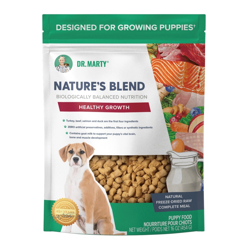 DR. MARTY Natures Blend Healthy Growth Freeze Dried Raw Puppy Dog Food