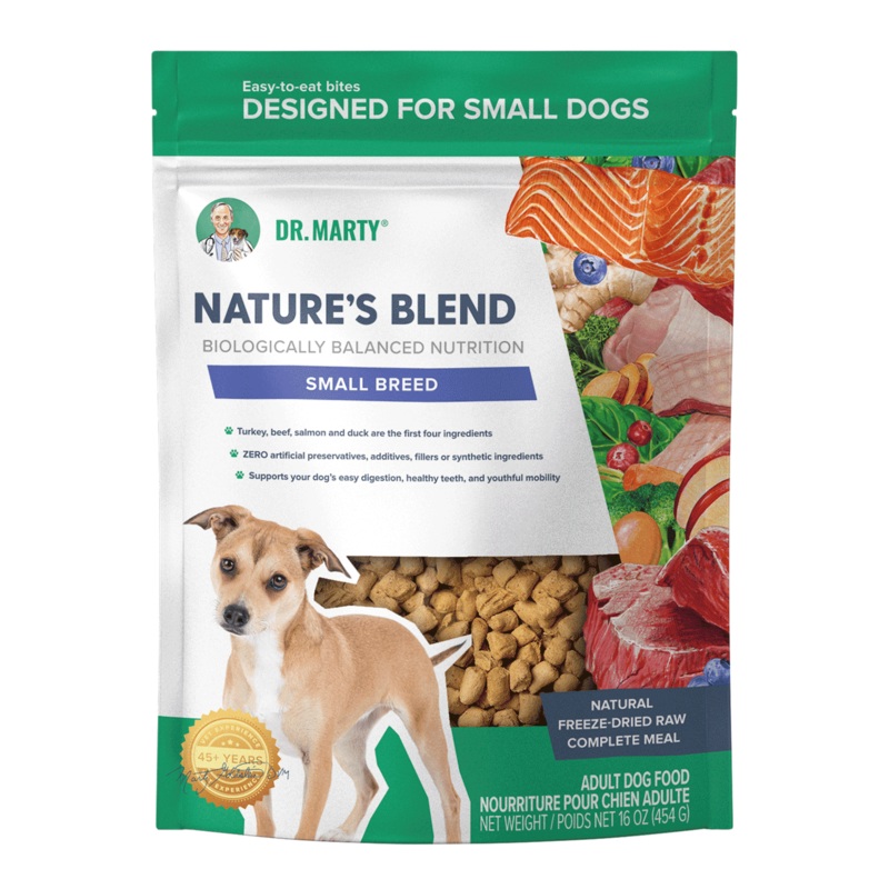 DR. MARTY Natures Blend Small Breed Freeze Dried Raw Dog Food