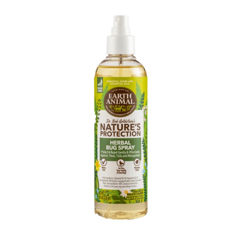 Earth Animal Nature's Protection Flea & Tick Herbal Bug Spray for Dogs