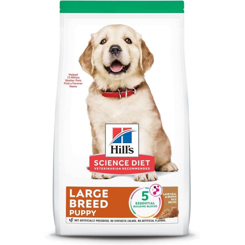 Hill's Science Diet Puppy Large Breed Lamb Meal & Brown Rice Dry Dog Food