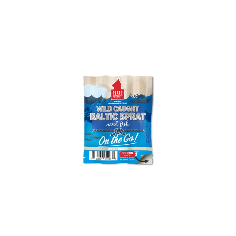 Plato On The Go! Wild Caught Baltic Sprat Dog Treats