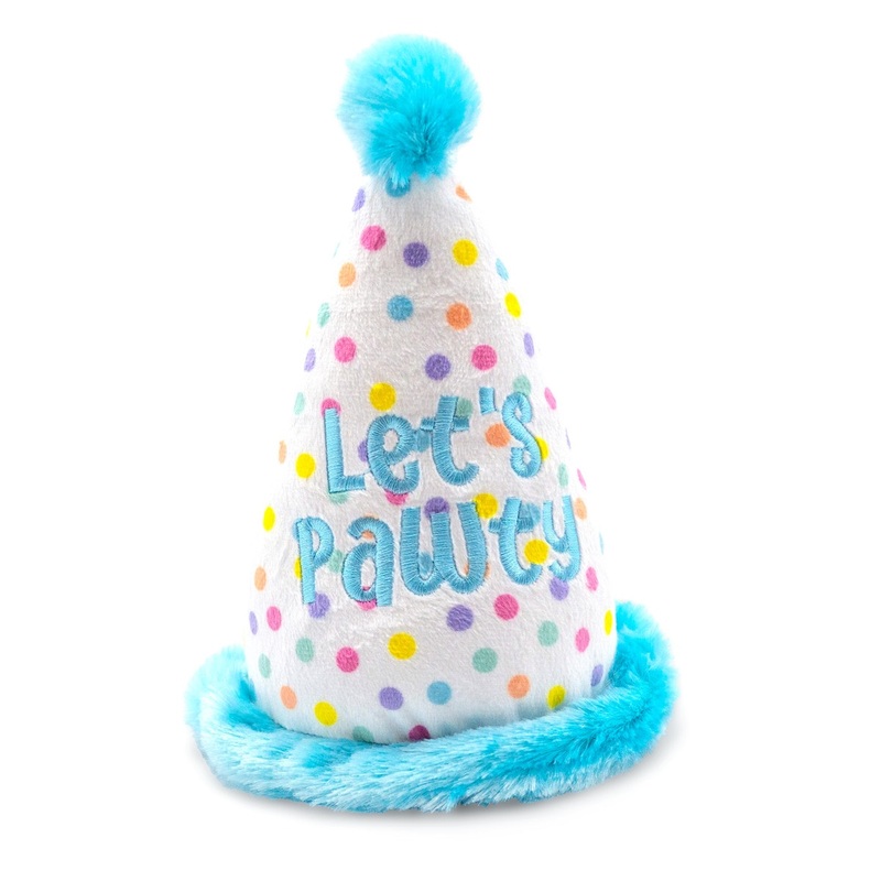 ThoozyPet Birthday Hat Plush Dog Toy