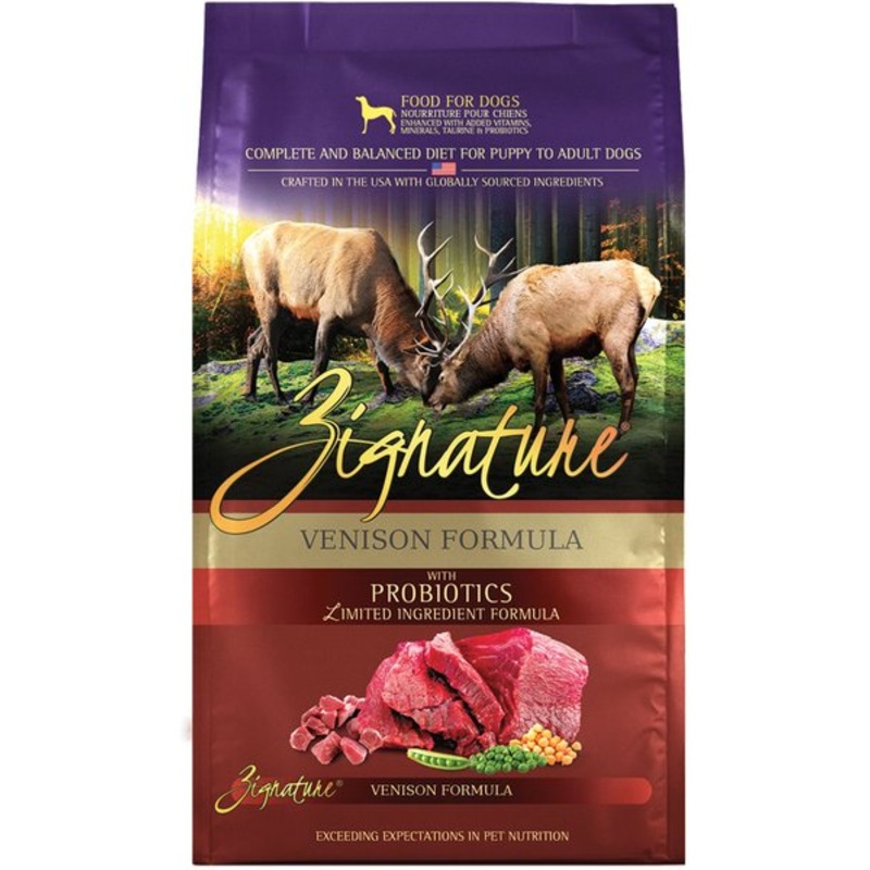 Zignature Limited Ingredient Venison Formula Dry Dog Food