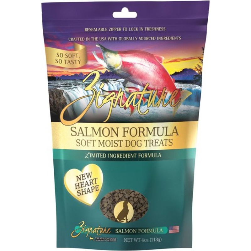 Zignature Salmon Flavored Soft Dog Treats