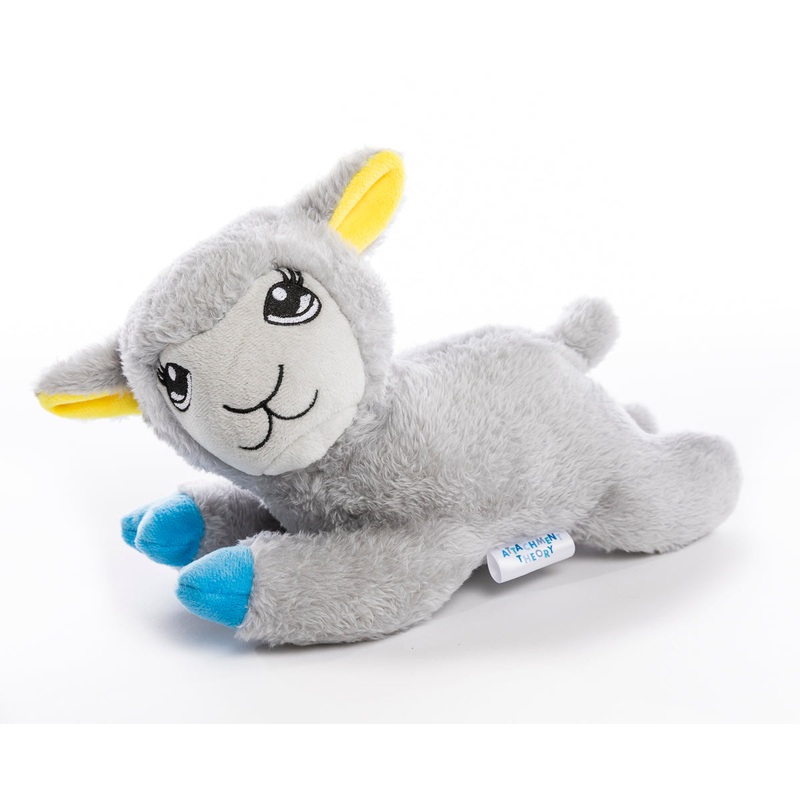 Attachment Theory Plush Lamb with Squeaker Toy for Dogs