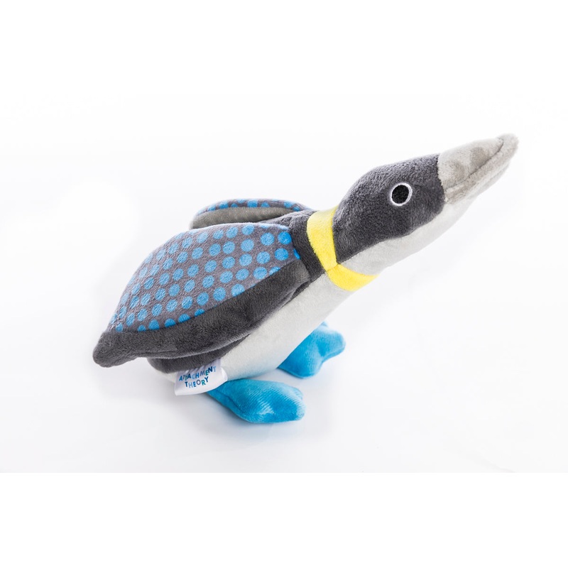 Attachment Theory Plush Mallard with Squeaker Toy for Dogs