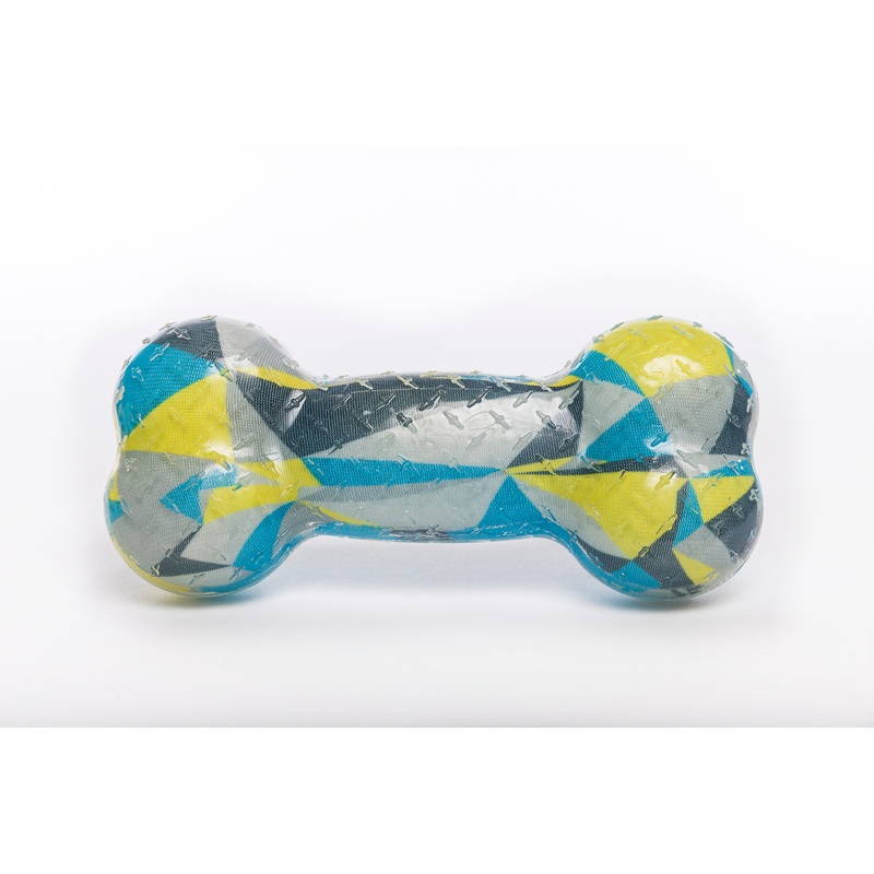 Attachment Theory Rubber Squeaky Bone Toy for Dogs
