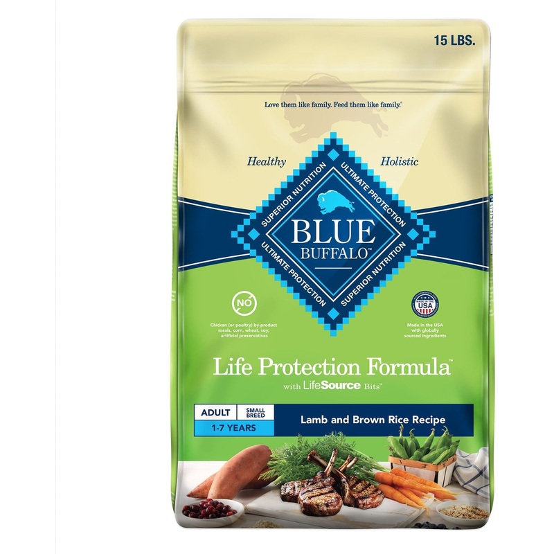 Blue Buffalo Life Protection Natural Lamb & Brown Rice Recipe Small Breed Adult Dry Dog Food