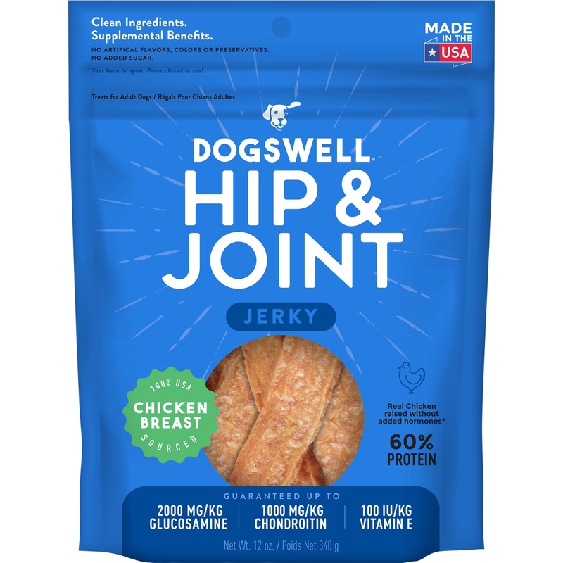 Dogswell Hip & Joint Chicken Jerky Dog Treats