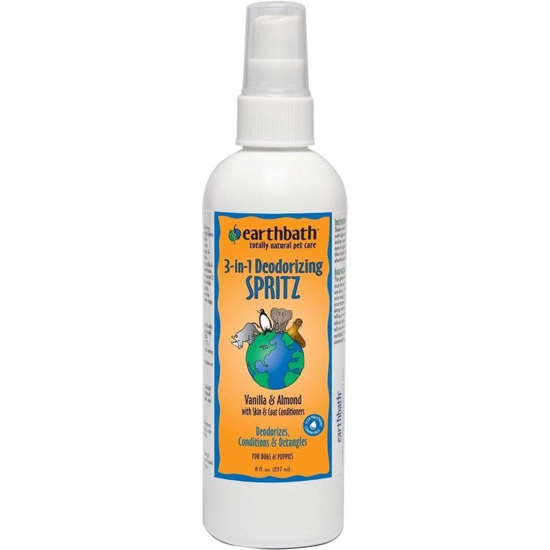 Earthbath 3-in-1 Deodorizing Vanilla and Almond Spritz for Dogs
