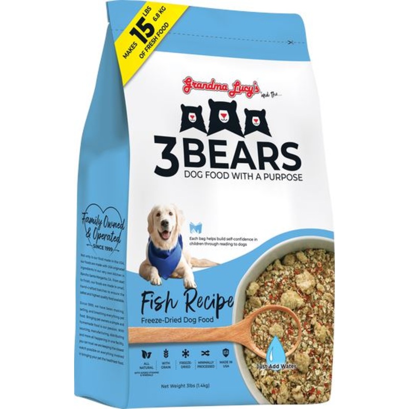 Grandma Lucy's 3 Bears Fish Dog Food