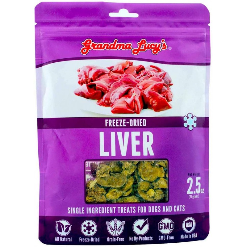 Grandma Lucy's Singles Freeze Dried Liver Single Ingredient Pet Treats