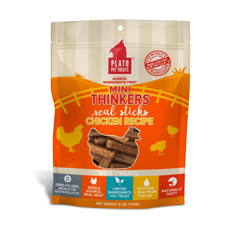 Plato Mini Thinkers Chicken Recipe Dog Treats