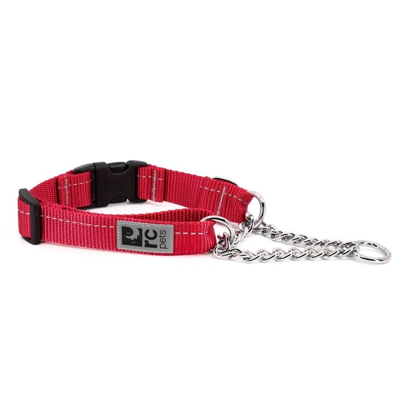 RC Pets Primary Training Clip Martingale Collar - Red for Dogs