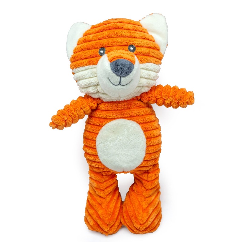 ThoozyPet Tuff & Cuddly Fox Plush Dog Toy