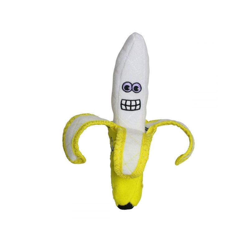 Tuffy Funny Food Dog Toy Banana