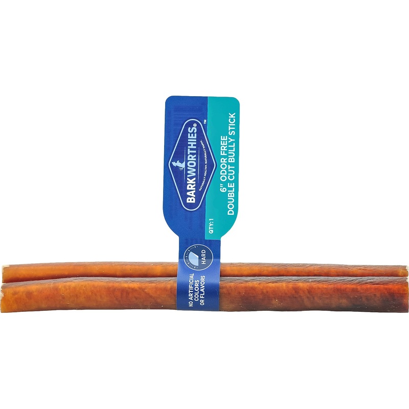 Barkworthies Double Cut Odor Free Bully Stick