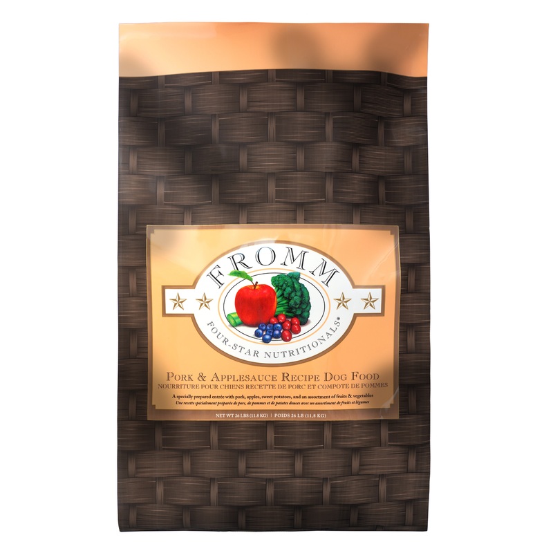 Fromm Four-Star Grain Inclusive Pork and Apple Sauce Dry Dog Food
