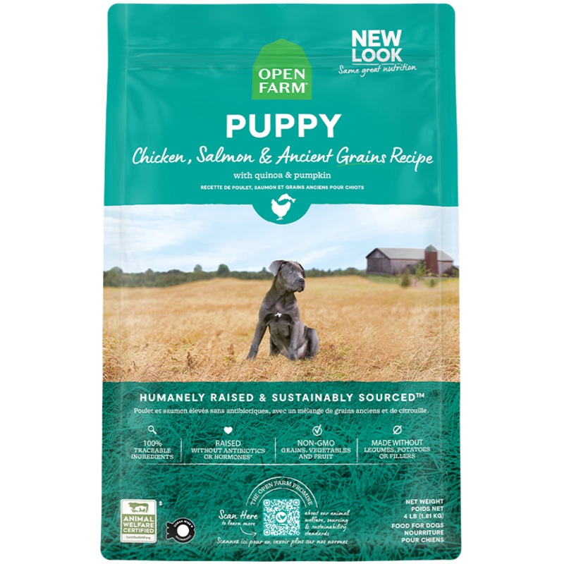 Open Farm Ancient Grains Chicken & Salmon Puppy Dry Dog Food