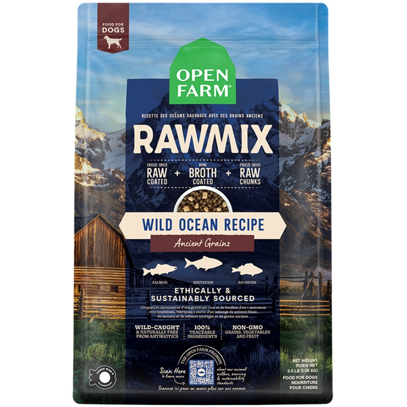 Open Farm Ancient Grains RawMix Wild Ocean Recipe Dog Food