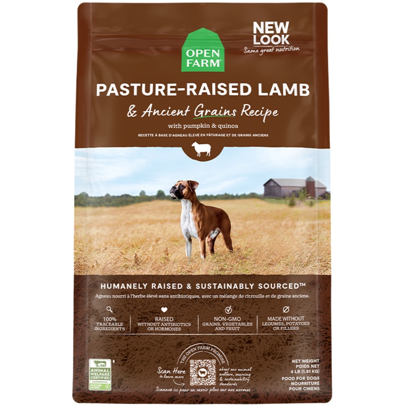 Open Farm Pasture-Raised Lamb & Ancient Grains Dry Dog Food