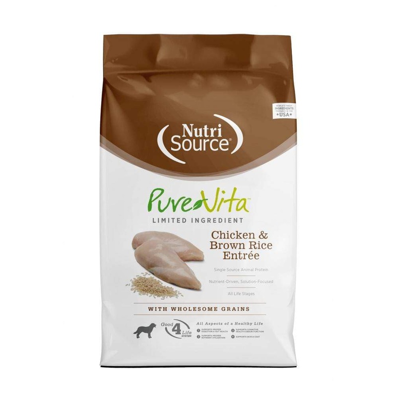PureVita Chicken And Brown Rice Dry Dog Food